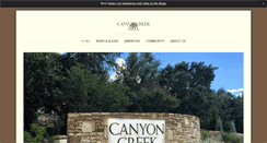 Desktop Screenshot of canyoncreek.net