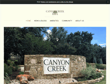 Tablet Screenshot of canyoncreek.net